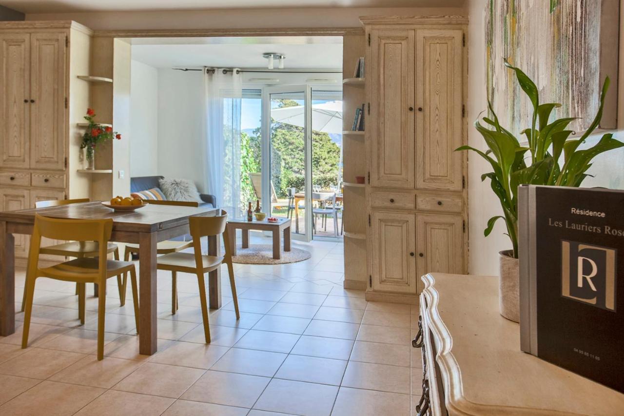 Mare Appart Avec Jardin Et Bbq Vue Mer Et Montagne Plage Et Port A 2 Pas Кальви Экстерьер фото