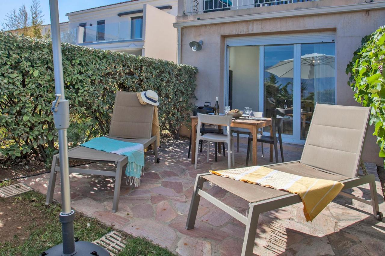 Mare Appart Avec Jardin Et Bbq Vue Mer Et Montagne Plage Et Port A 2 Pas Кальви Экстерьер фото