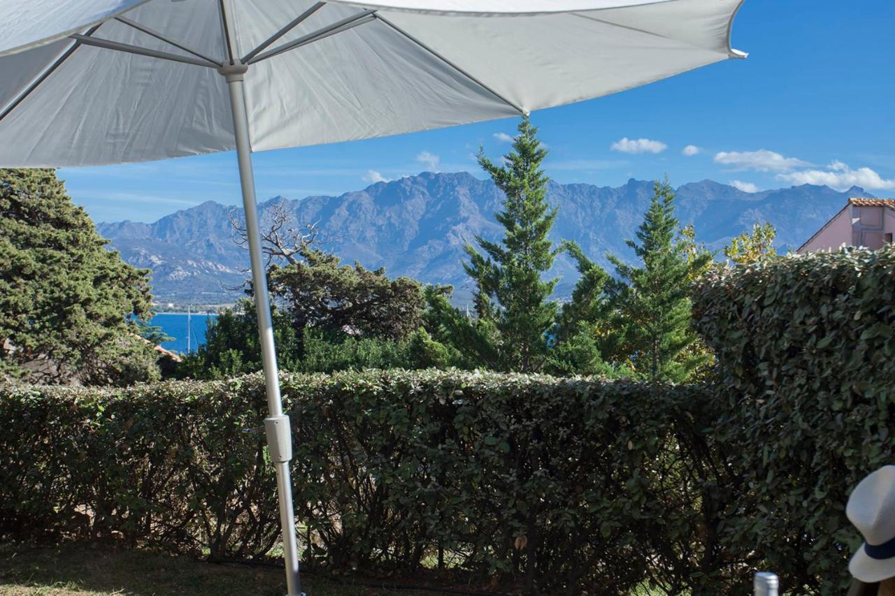 Mare Appart Avec Jardin Et Bbq Vue Mer Et Montagne Plage Et Port A 2 Pas Кальви Экстерьер фото