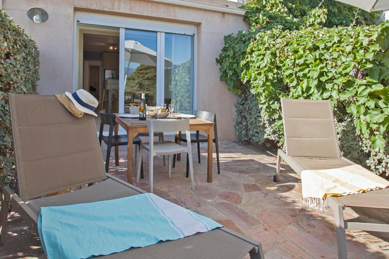 Mare Appart Avec Jardin Et Bbq Vue Mer Et Montagne Plage Et Port A 2 Pas Кальви Экстерьер фото